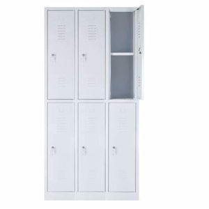 Metal Ayakkabı Raflı Altılı Personel Soyunma Dolabı - Görsel 5