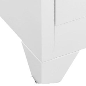 Soyunma dolabı Z Kapaklı Banklı Ayakkabılıklı - Görsel 3