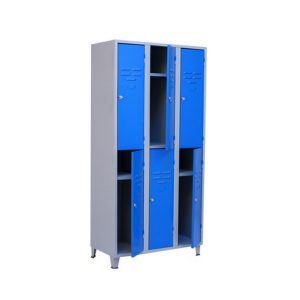 Altılı Soyunma Dolabı Özel Raflı - Görsel 4