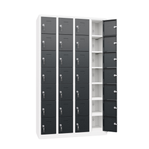 28 Gözlü Elektrik Prizli Metal Dolap