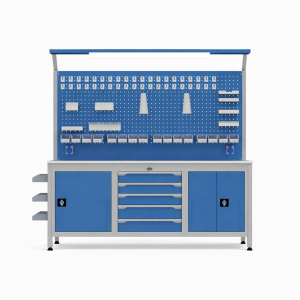 Endüstriyel Çalışma Tezgahı 5 Çekmeceli 3 Kapaklı