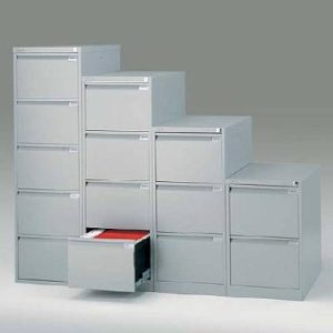 Metal Altılı Çekemeceli Kartoteks Dolabı - Görsel 4