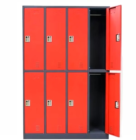 8 li şifreli soyunma dolabı