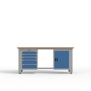 Çalışma Masası Çekmeceli Dolaplı - Görsel 2