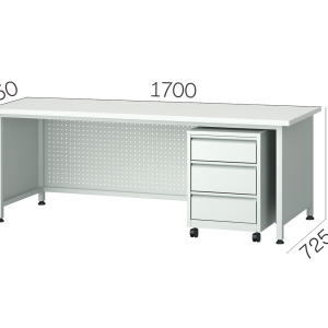 Çalışma Masası 3 Çekmeceli - Görsel 2